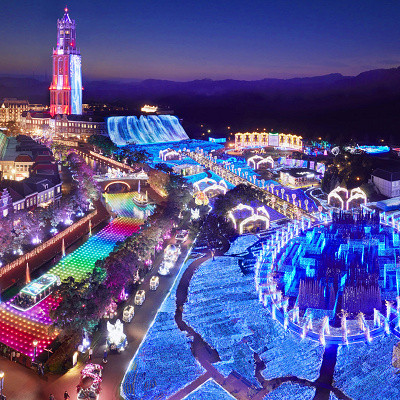 ハウステンボスの上空からの写真