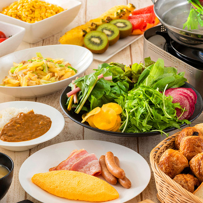 オールデイダイニング・カリフォルニアの朝食バイキング