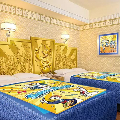 アンバサダーホテルのスペシャルルーム（ドナルドのクワッキー・ダック！ダック！ダックシティ！）