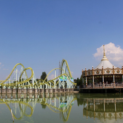 東武動物公園の遊園地