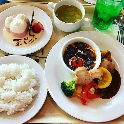 ホライズンベイ・レストランで食べられるメニューの一例