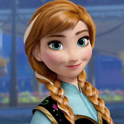 ぱっちりした目がかわいいアナ