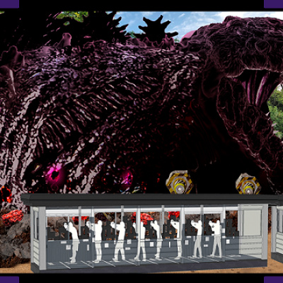 対ゴジラ細胞シューティング