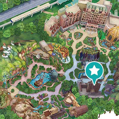 「アレンデール・ロイヤルバンケット」の場所