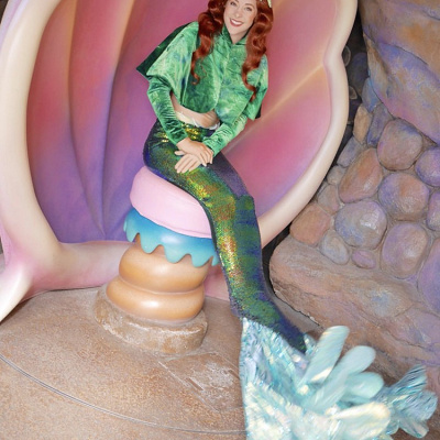 アリエルの尾びれがパタパタ楽しい♪