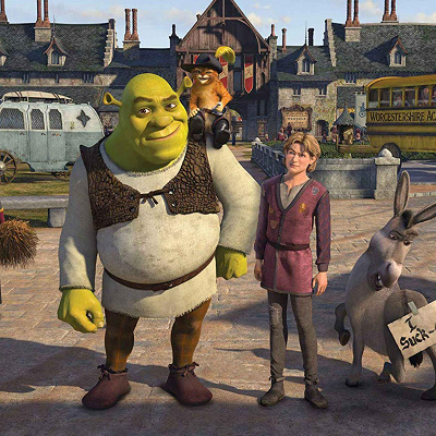 アーサー（シュレックの右隣）