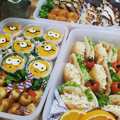 運動会ミニオン弁当