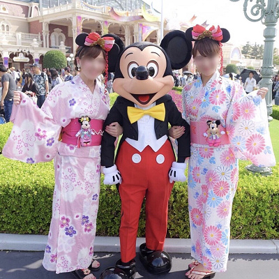 帯にぬいぐるみバッジをつけると目立ってとってもかわいい♪