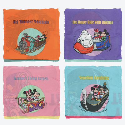 ガチャガチャでゲットできるアトラクションモチーフエコバッグ