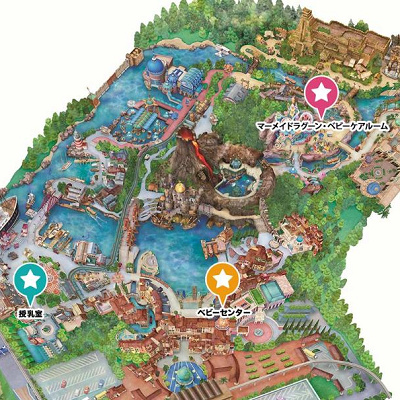 ベビーセンター・授乳室の地図