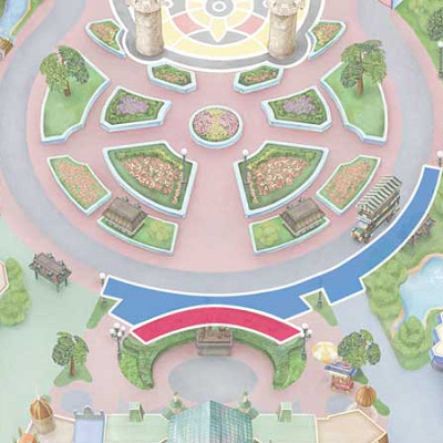 ハーモニーインカラーの有料鑑賞エリア