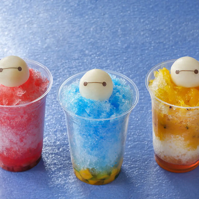 ベイマックスもちトッピングのシェイブアイス