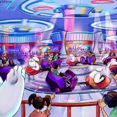 ベイマックスの新アトラクション「ベイマックスのハッピーライド」