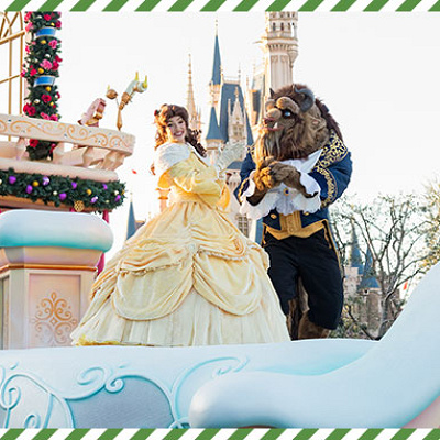 「美女と野獣」のフロート