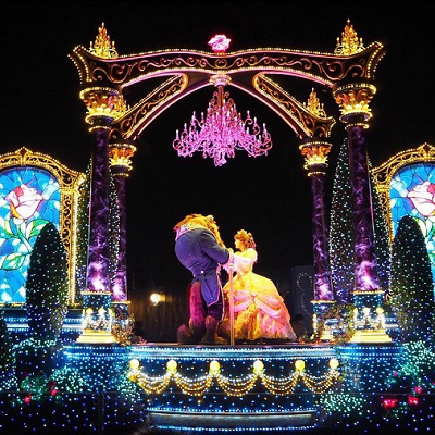 エレクトリカルパレードのベルと野獣