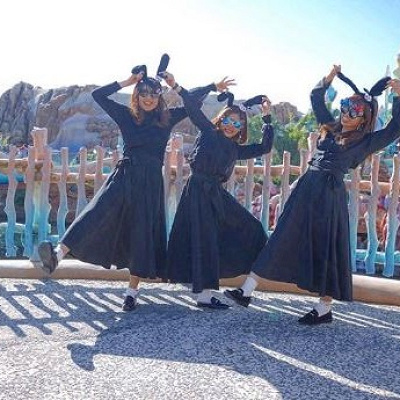 黒ロングスカート