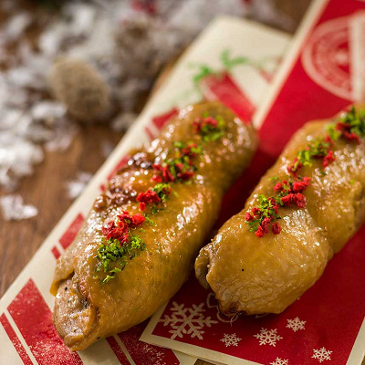 ブラックペッパーチキンロール（梅風味）