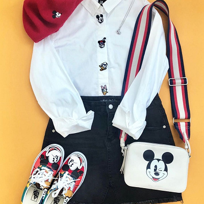 ボルドーコーデ