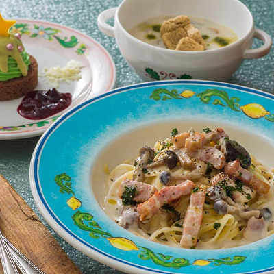 カフェ・ポルトフィーノのスペシャルパスタセット