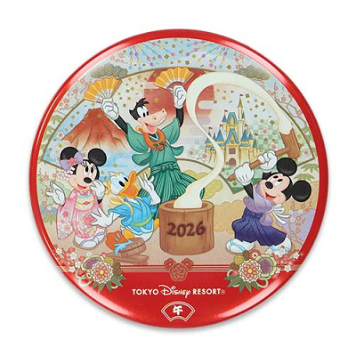 カンバッジ((ディズニーお正月グッズ2026)