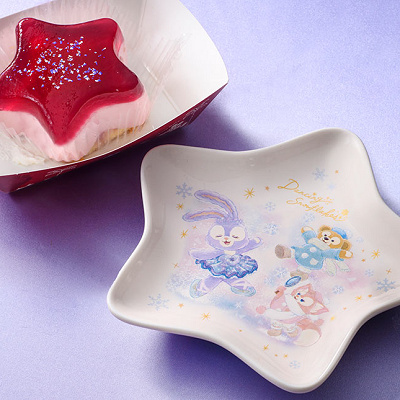 カシスゼリー＆ラズベリームースケーキ、スーベニアプレート付き