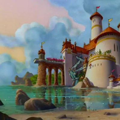 「リトル・マーメイド」のお城