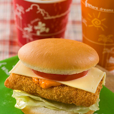 チーズ＆コッドフィッシュバーガーセット