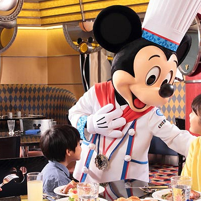 ミッキーとふれ合えるシェフミッキー
