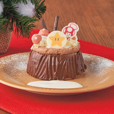 シェフ特製の切り株ケーキ ～チョコレート～