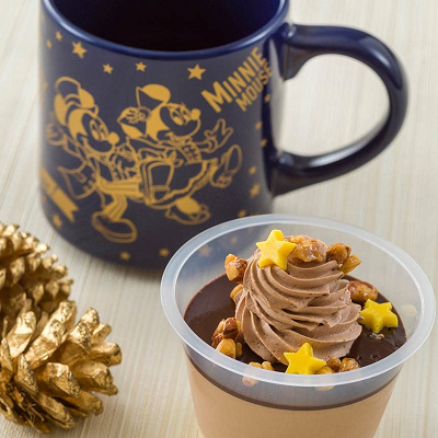 チョコ＆ミルクムース