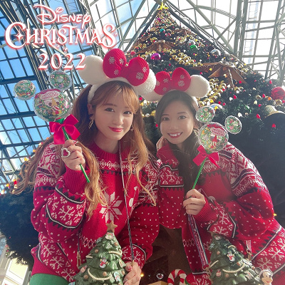 クリスマスカラーコーデ