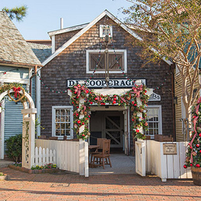 ケープコッドのクリスマスデコレーション