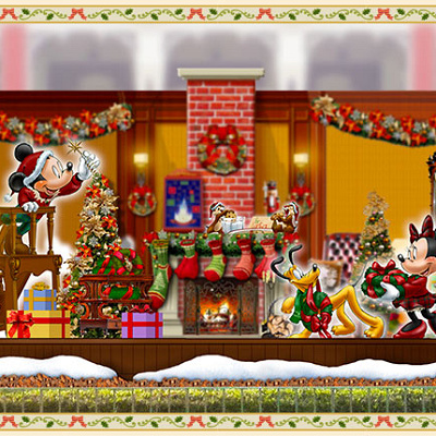 クリスマスエントランスデコレーション