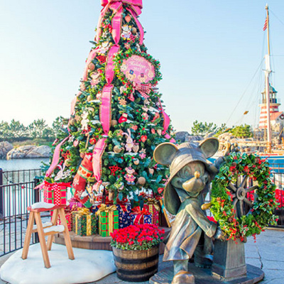 ディズニー スノーグローブツリー レア物 クリスマスツリー
