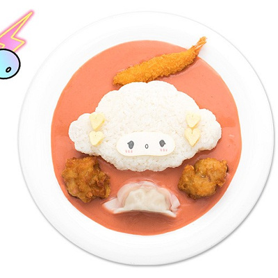 こぎみゅんとお肉仲間のなかよしカレー