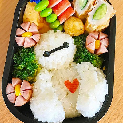 彩り鮮やかなベイマックス弁当