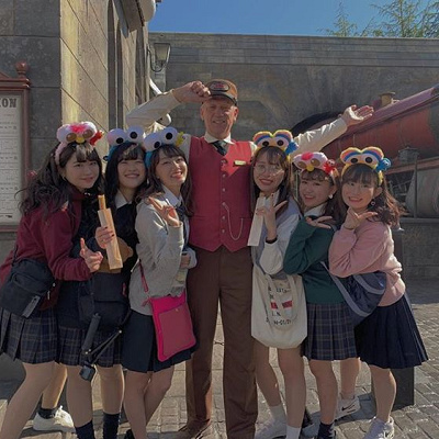 カラフルニット×制服