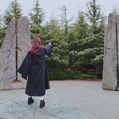 ホグワーツのローブを着て記念写真もおすすめ☆