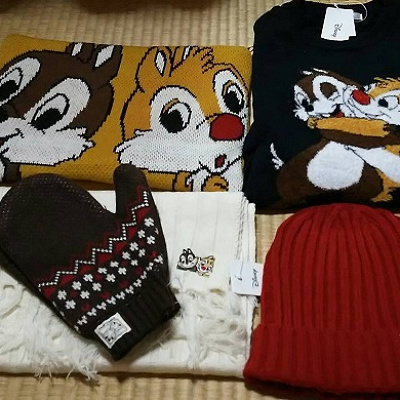 同じキャラクターでそろえたコーデ