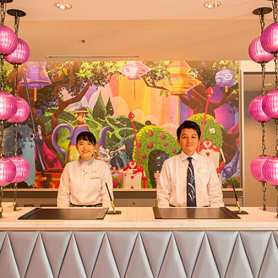 東京ディズニーセレブレーションホテルのカウンター