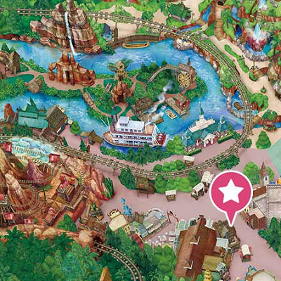 カントリーベア・シアターの場所