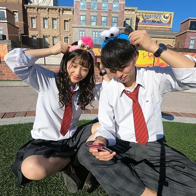 カップルカチューシャ×制服