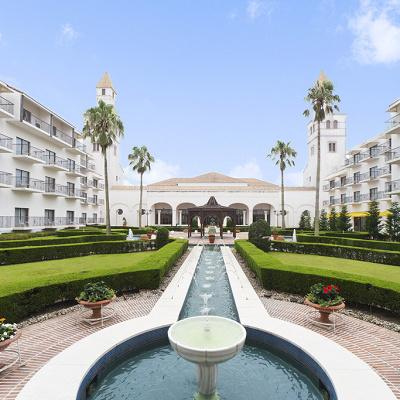 ホテル志摩スペイン村の中庭