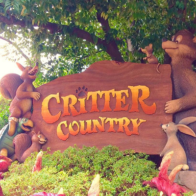クリッターカントリーの看板