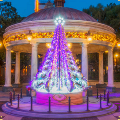 クリスタルのイルミネーション