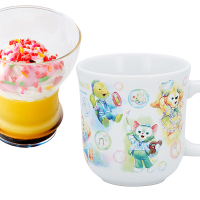 カスタードプリン、スーベニアカップ付き