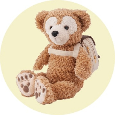 Disney Parks ダッフィーぬいぐるみリュック 現地購入☆正規品】ダッフィー ぬいぐるみリュック バックパック