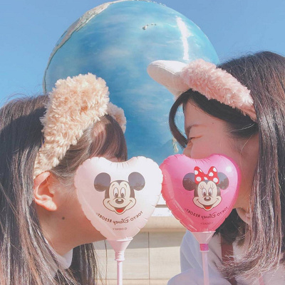 かわいい手持ちバルーン