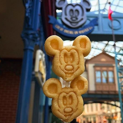 キュートなミッキーのプチワッフル♡