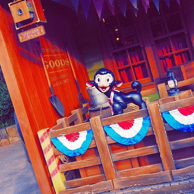 店頭にいるこひつじのダニー